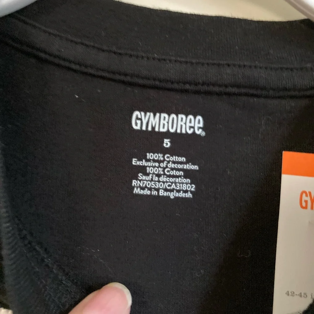 *Gymboree New “Spooky 13” Black Long Sleeve Size 5 Shirt C133